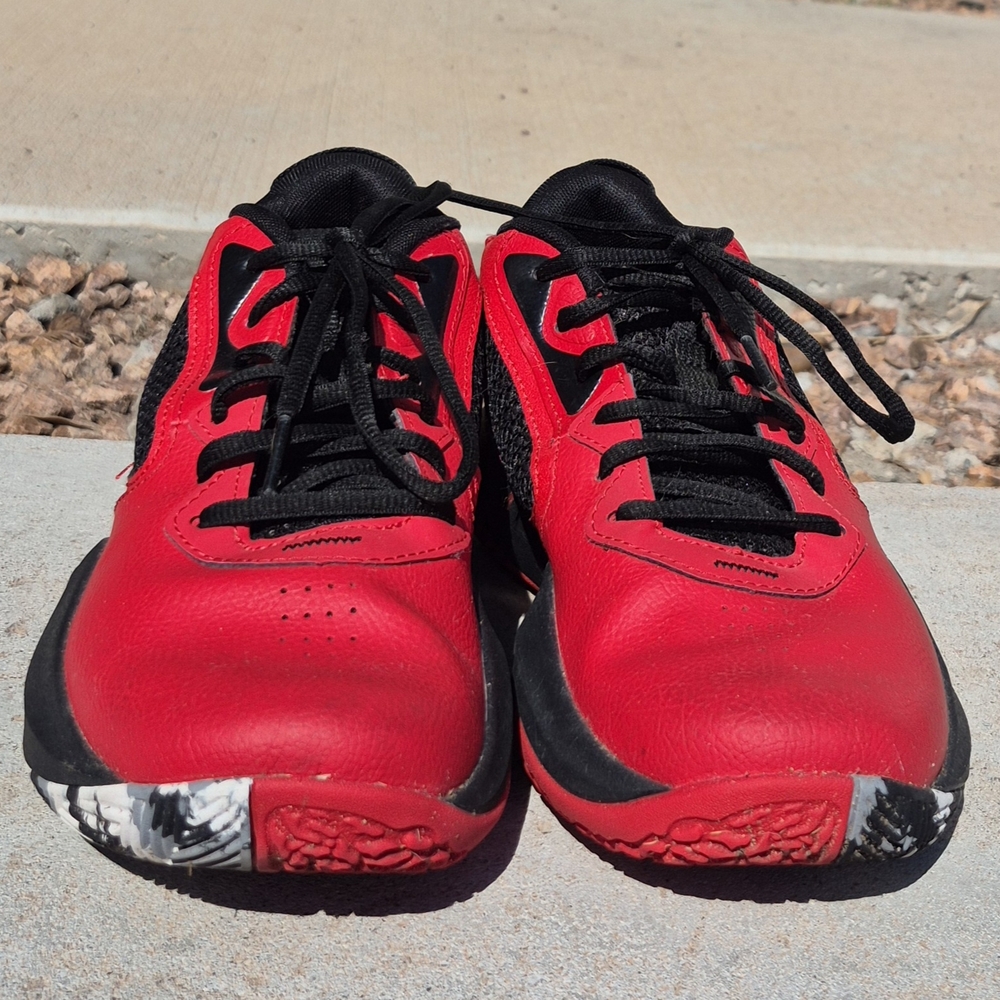 Red and Black Athletic Sneakers